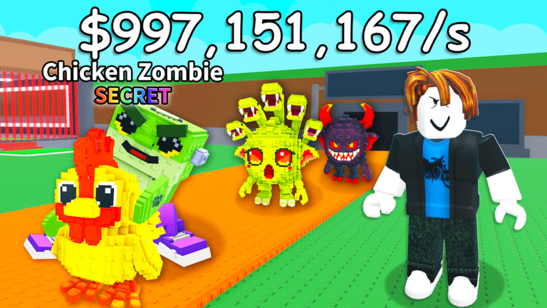 Chicken Zombie Secret di base pemain Steal a Brainrot
